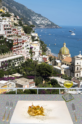 Fettuccine di calamaro con la colatura di alici